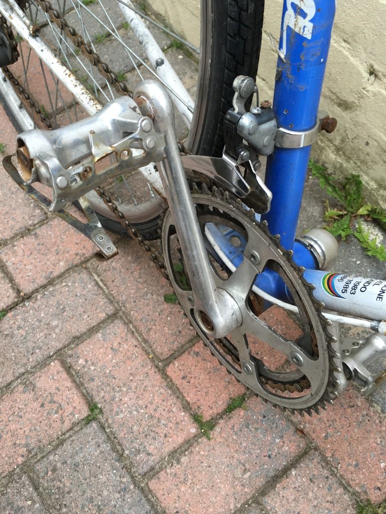 restoring old road bike